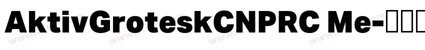 AktivGroteskCNPRC Me字体转换